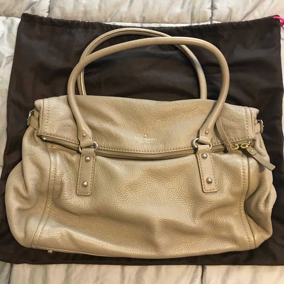 Kate Spade, leather satchel, gently used